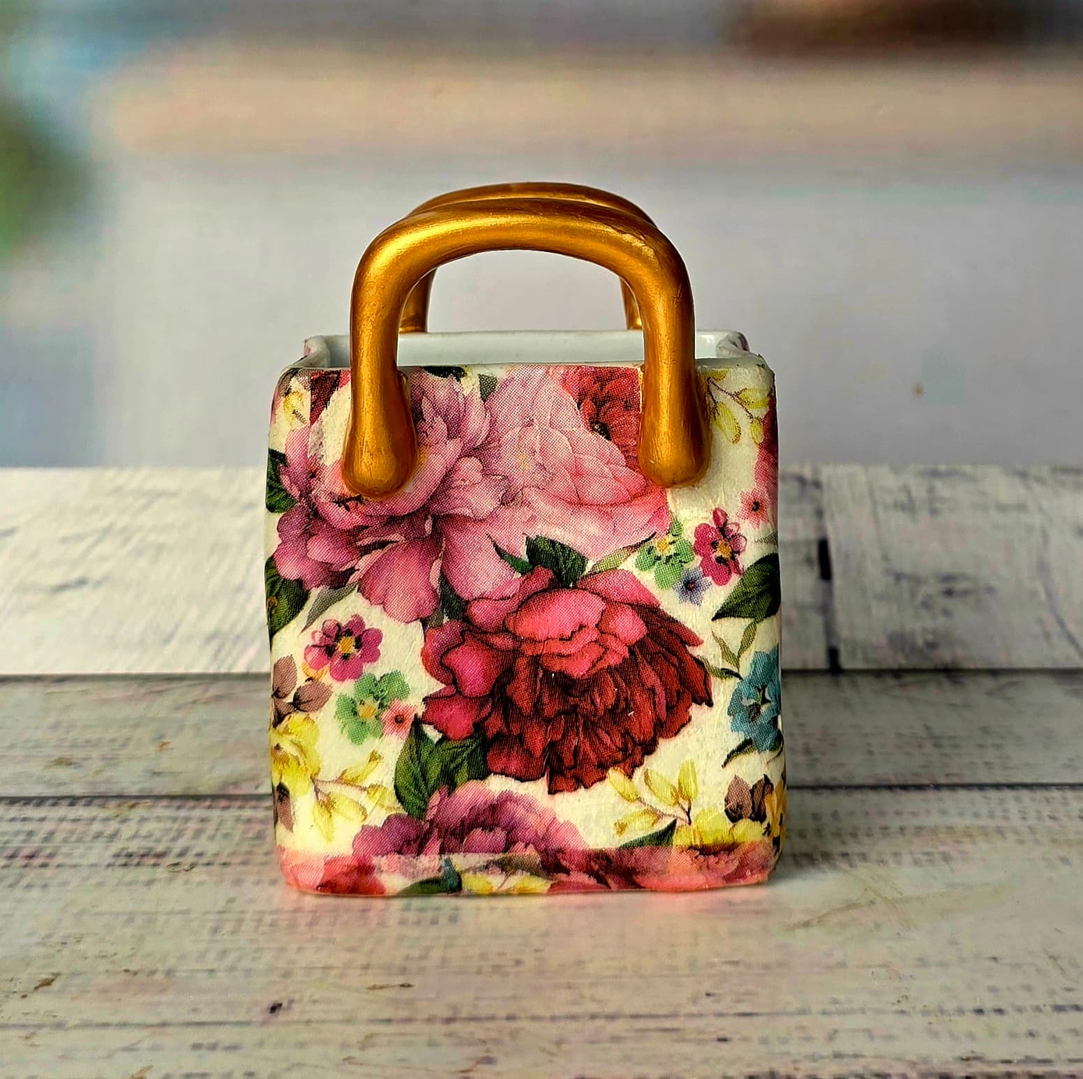 Floral print Spoon Bag