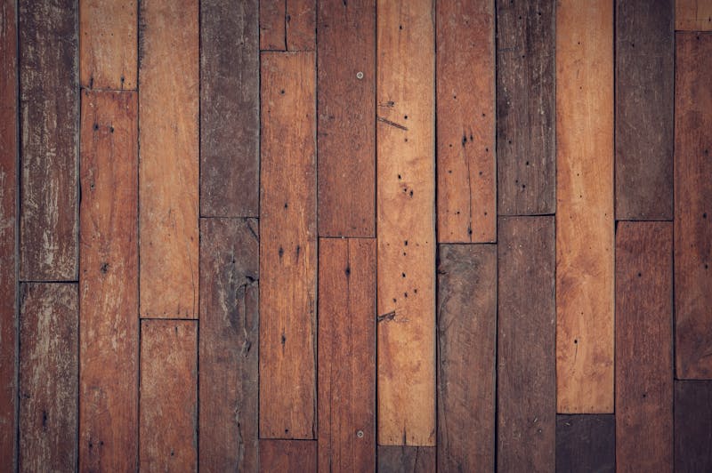 Handcrafted wooden surface